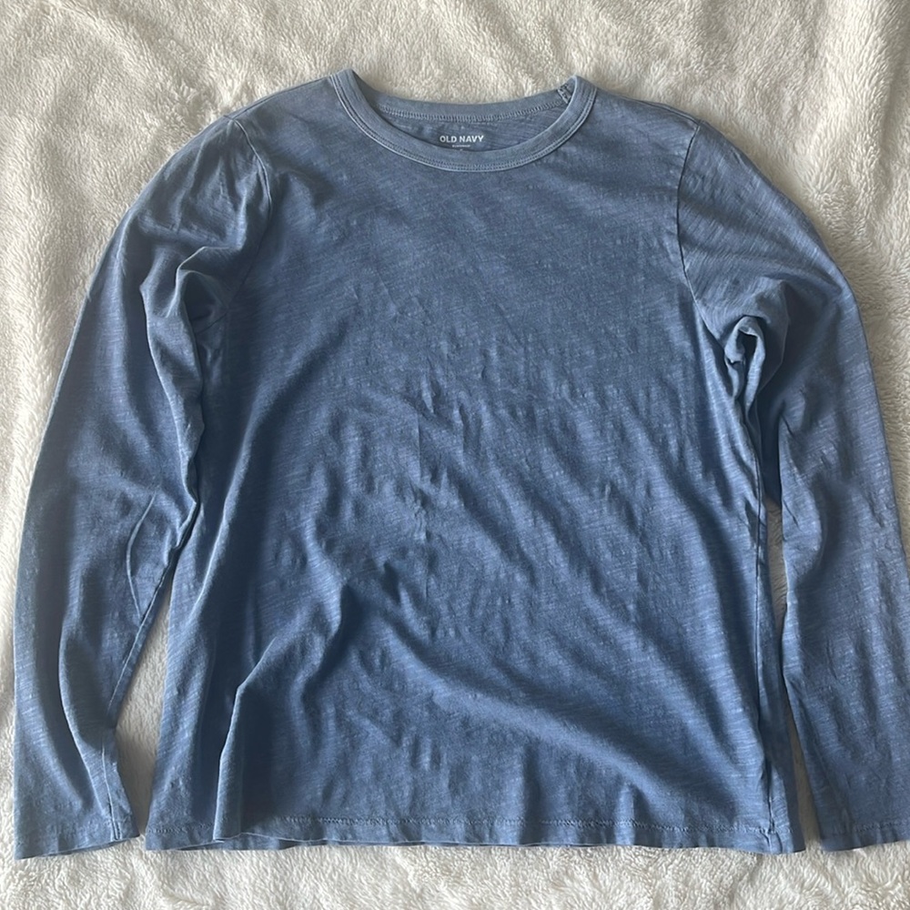 Blue Long Sleeve Shirt (women or teen)